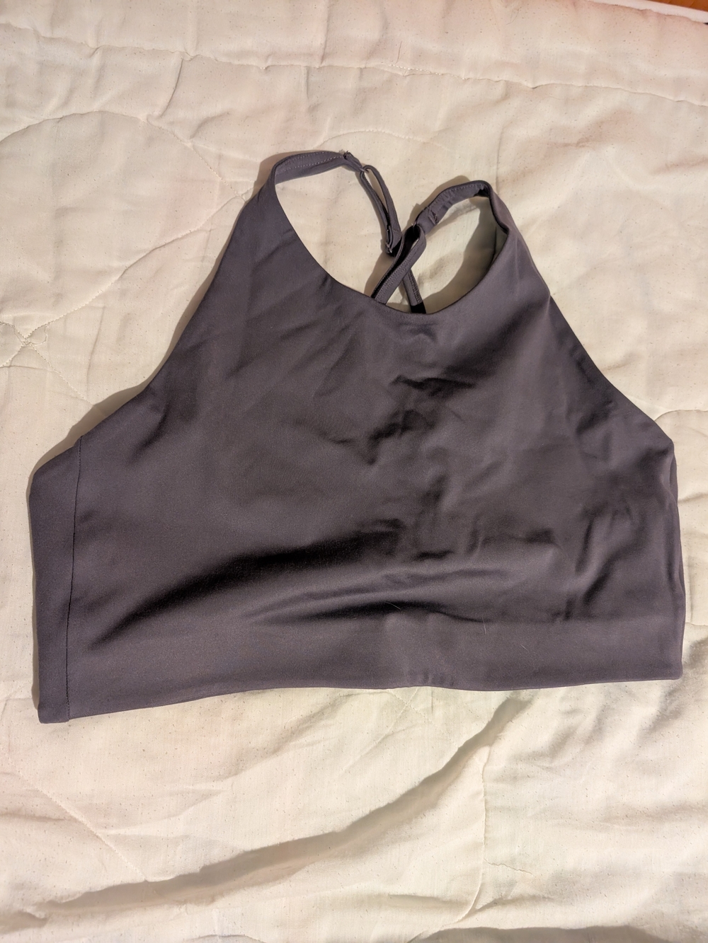 girlfriend collective Topanga Sports Bra In Dahlia XL